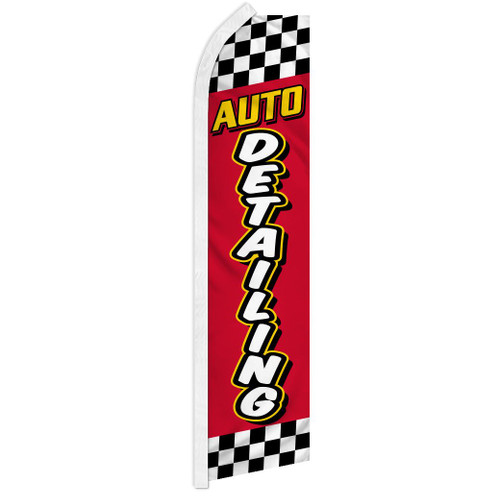 Auto Detailing (Red & Yellow) Super Flag