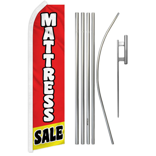 Mattress Sale Super Flag & Pole Kit