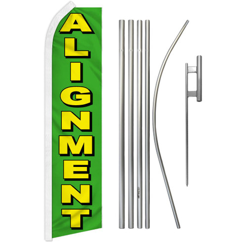 Alignment Super Flag & Pole Kit