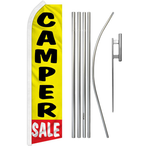 Camper Sale Super Flag & Pole Kit