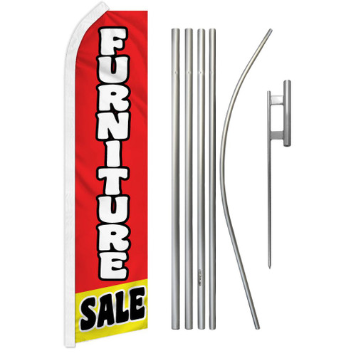 Furniture Sale Super Flag & Pole Kit