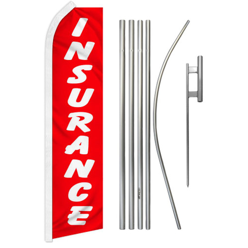 Insurance Super Flag & Pole Kit