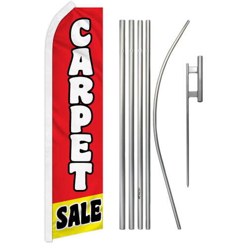 Carpet Sale Super Flag & Pole Kit
