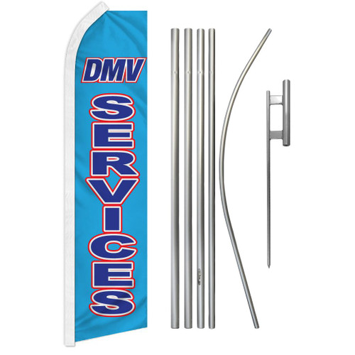 DMV Services #3 (Letter) Super Flag & Pole Kit