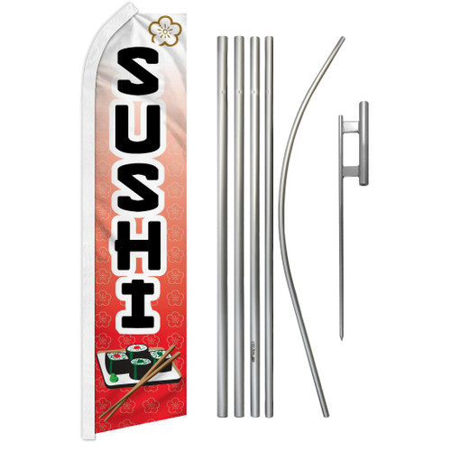 Sushi Super Flag & Pole Kit