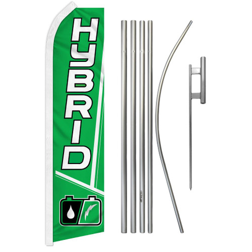 Hybrid Super Flag & Pole Kit