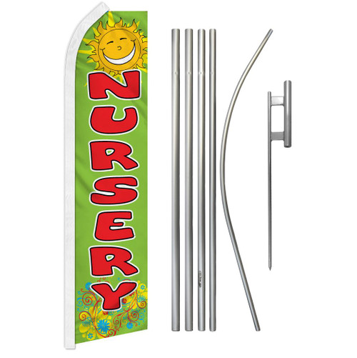 Nursery Super Flag & Pole Kit