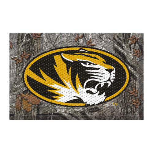 University of Missouri - Missouri Tigers Scraper Mat Tiger Head Primary Logo Camo