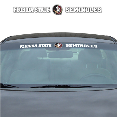 Florida State Seminoles Windshield Decal Primary Logo and Team Wordmark