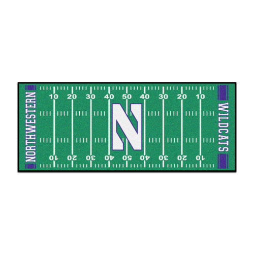 Northwestern University Football Field Runner 30"x72"