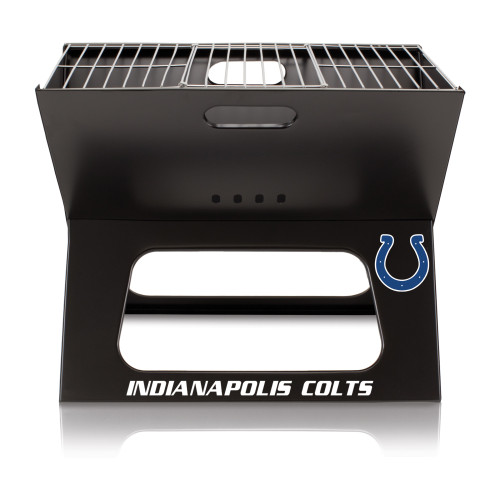 Indianapolis Colts X-Grill Portable Charcoal BBQ Grill, (Black)