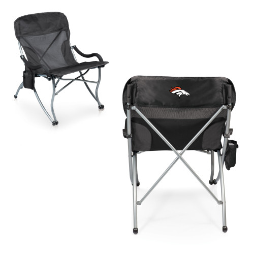 Denver Broncos PT-XL Heavy Duty Camping Chair, (Black)