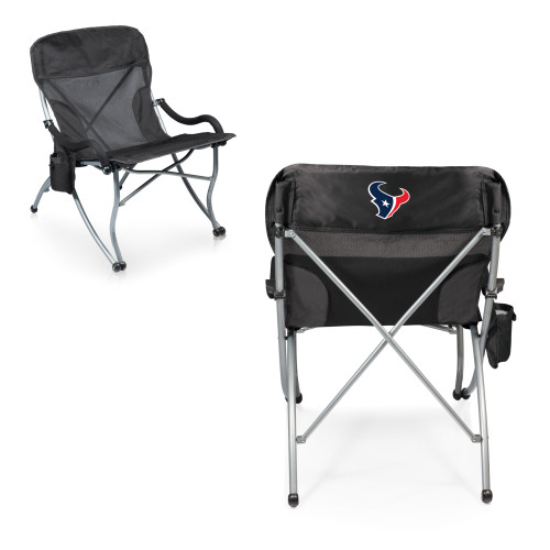 Houston Texans PT-XL Heavy Duty Camping Chair, (Black)