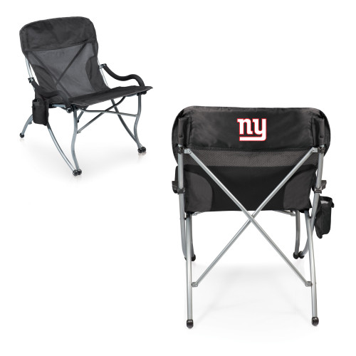 New York Giants PT-XL Heavy Duty Camping Chair, (Black)