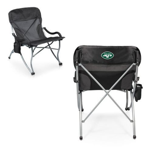 New York Jets PT-XL Heavy Duty Camping Chair, (Black)