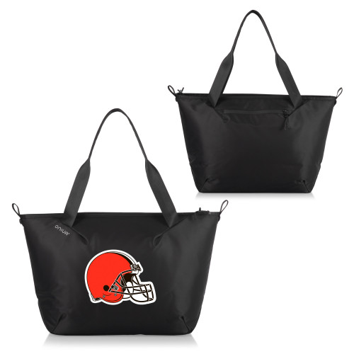 Cleveland Browns Tarana Cooler Tote Bag, (Carbon Black)