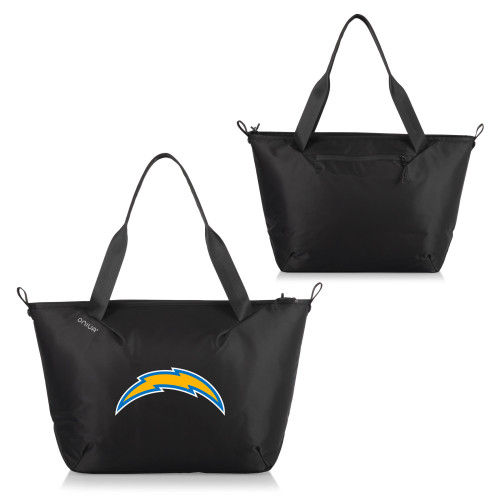 Los Angeles Chargers Tarana Cooler Tote Bag, (Carbon Black)