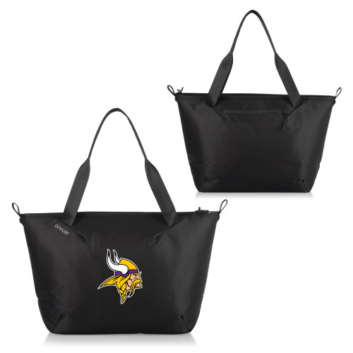 Minnesota Vikings Tarana Cooler Tote Bag, (Carbon Black)