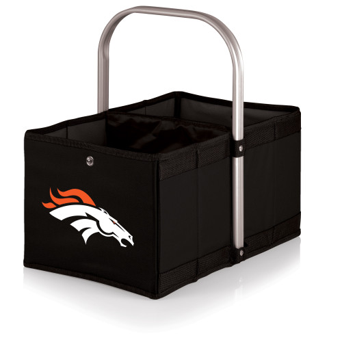 Denver Broncos Urban Basket Collapsible Tote, (Black)