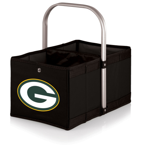 Green Bay Packers Urban Basket Collapsible Tote, (Black)