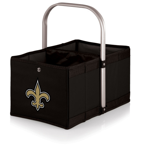 New Orleans Saints Urban Basket Collapsible Tote, (Black)