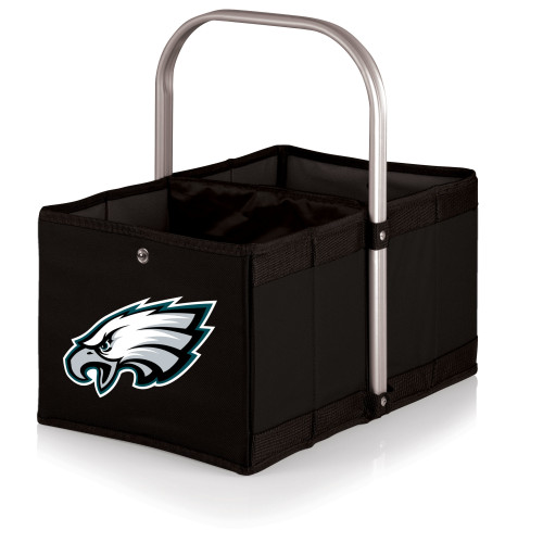 Philadelphia Eagles Urban Basket Collapsible Tote, (Black)