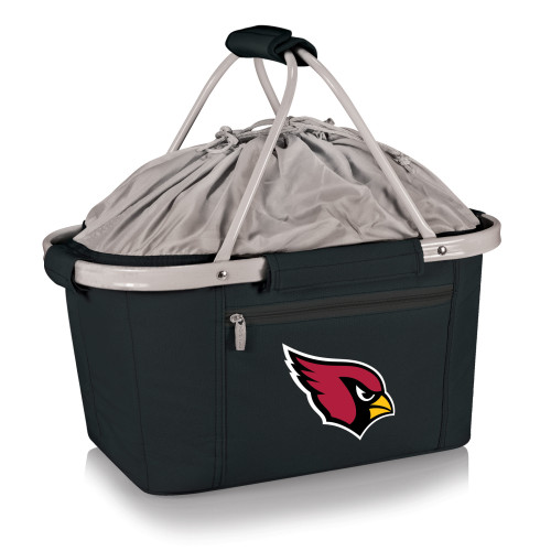 Arizona Cardinals Metro Basket Collapsible Cooler Tote, (Black)