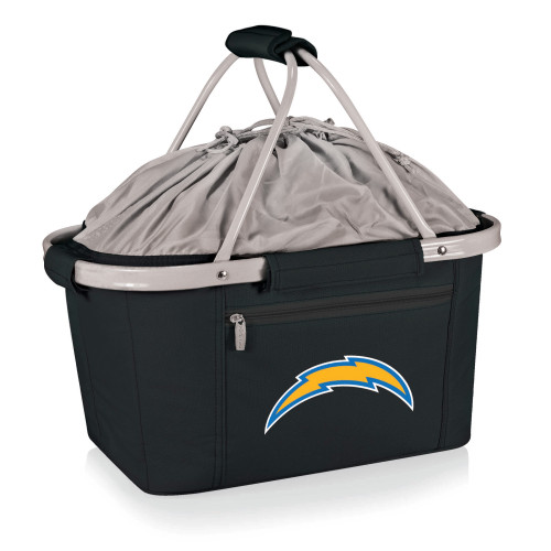 Los Angeles Chargers Metro Basket Collapsible Cooler Tote, (Black)