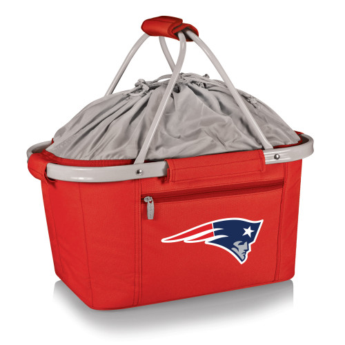 New England Patriots Metro Basket Collapsible Cooler Tote, (Red)