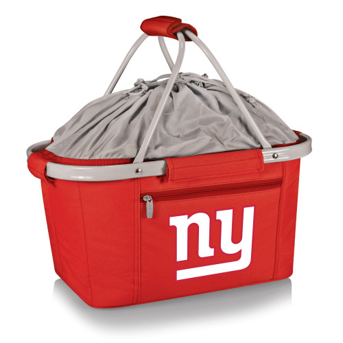 New York Giants Metro Basket Collapsible Cooler Tote, (Red)