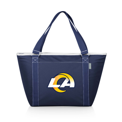 Los Angeles Rams Topanga Cooler Tote Bag, (Navy Blue)