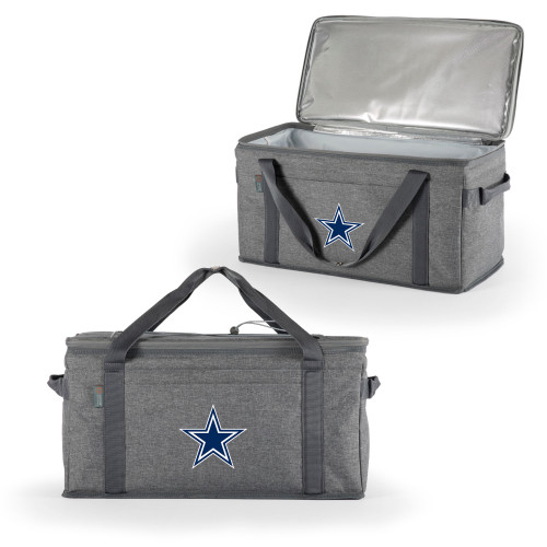 Dallas Cowboys 64 Can Collapsible Cooler, (Heathered Gray)