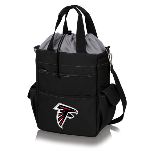 Atlanta Falcons Activo Cooler Tote Bag, (Black with Gray Accents)