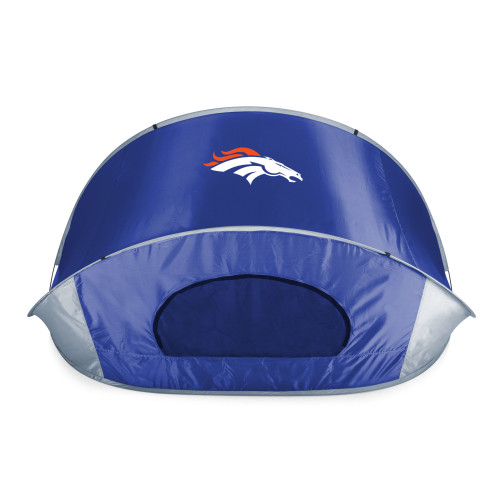 Denver Broncos Manta Portable Beach Tent, (Blue with Gray Accents)