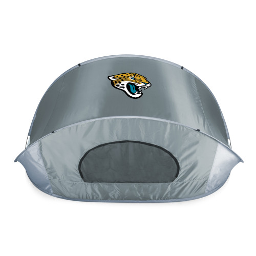 Jacksonville Jaguars Manta Portable Beach Tent, (Gray with Black Accents)