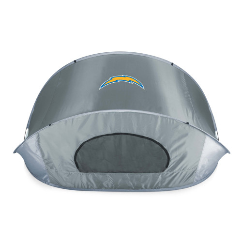 Los Angeles Chargers Manta Portable Beach Tent, (Gray with Black Accents)