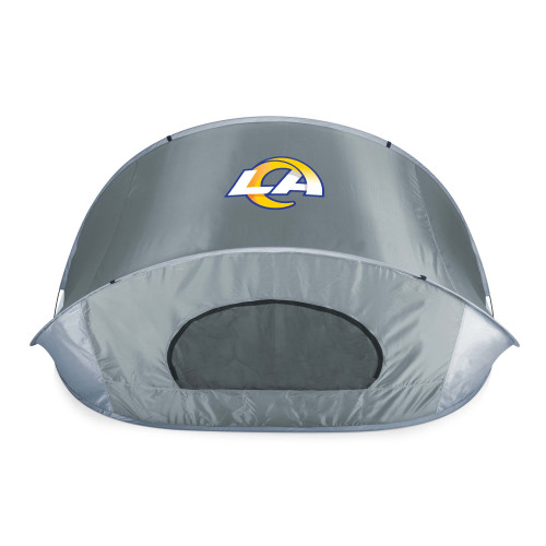 Los Angeles Rams Manta Portable Beach Tent, (Gray with Black Accents)