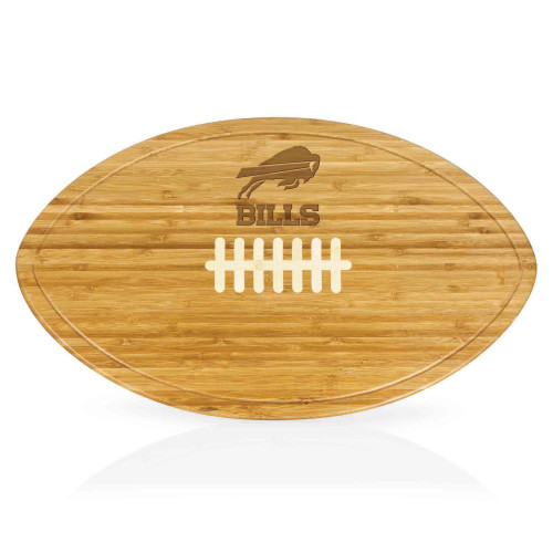 Buffalo Bills Kickoff Football Cutting Board & Serving Tray, (Bamboo)