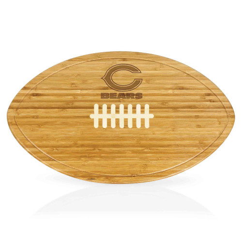 Chicago Bears Kickoff Football Cutting Board & Serving Tray, (Bamboo)