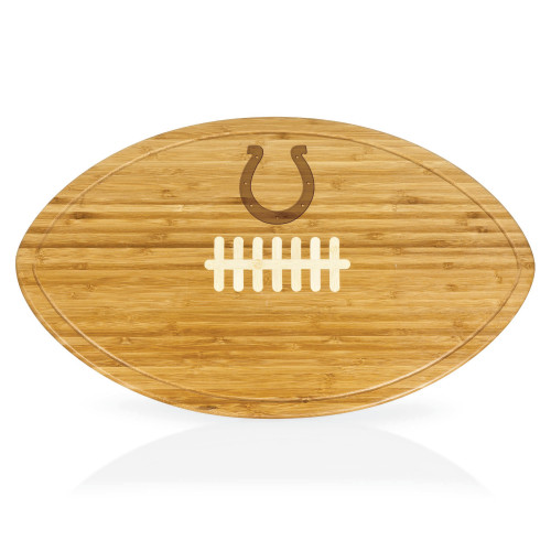 Indianapolis Colts Kickoff Football Cutting Board & Serving Tray, (Bamboo)
