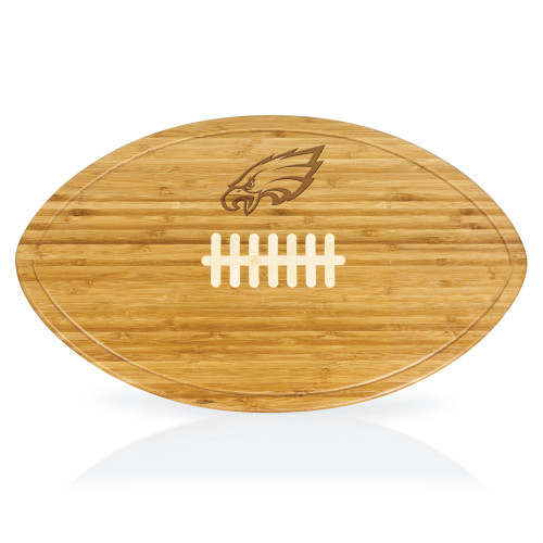 Philadelphia Eagles Kickoff Football Cutting Board & Serving Tray, (Bamboo)