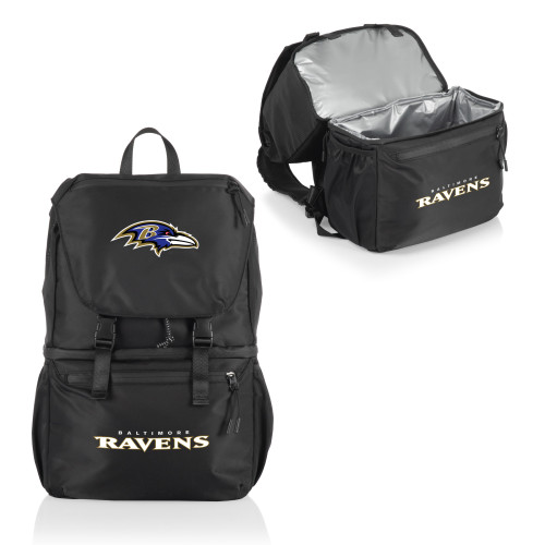 Baltimore Ravens Tarana Backpack Cooler, (Carbon Black)