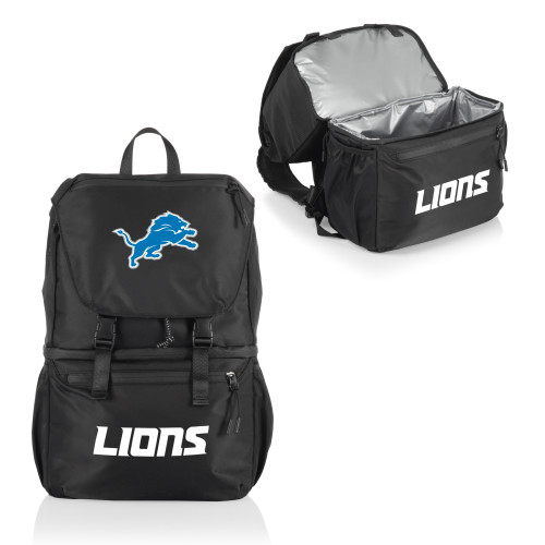 Detroit Lions Tarana Backpack Cooler, (Carbon Black)