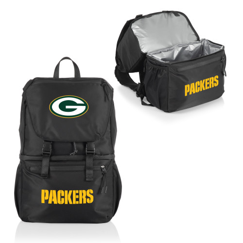 Green Bay Packers Tarana Backpack Cooler, (Carbon Black)