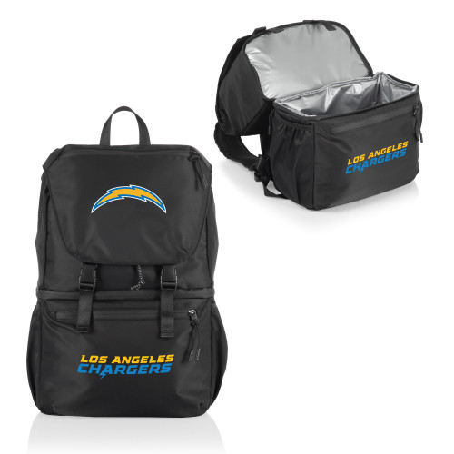 Los Angeles Chargers Tarana Backpack Cooler, (Carbon Black)
