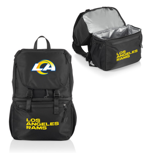 Los Angeles Rams Tarana Backpack Cooler, (Carbon Black)
