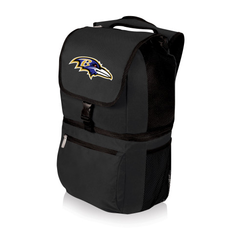 Baltimore Ravens Zuma Backpack Cooler, (Black)