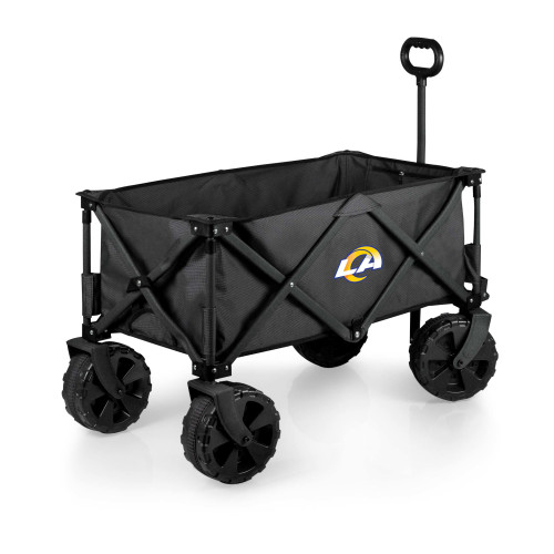 Los Angeles Rams Adventure Wagon Elite All-Terrain Portable Utility Wagon, (Dark Gray)