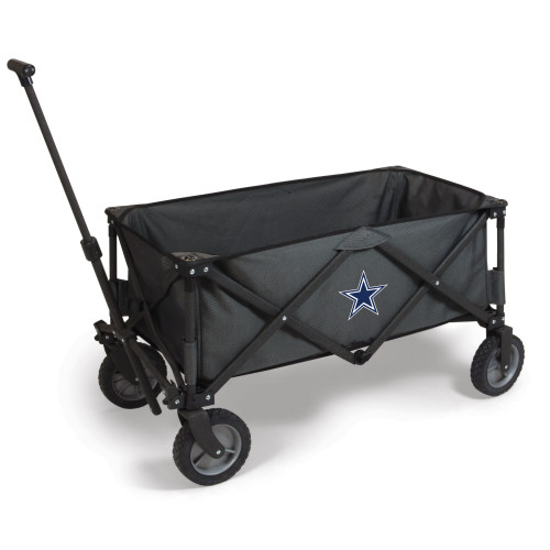 Dallas Cowboys Adventure Wagon Portable Utility Wagon, (Dark Gray)