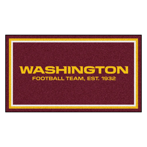 Washington Commanders 3x5 Rug Washington Commanders Primary Logo Maroon